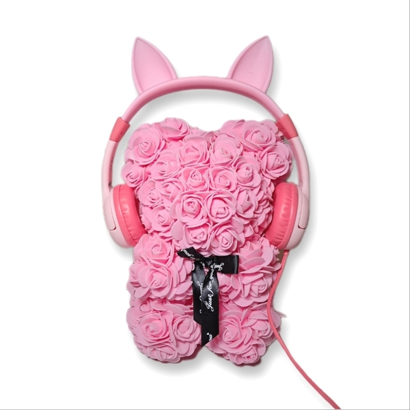 Headphones iclever Kids On-Ear Headphones Cat Animal Ears Audio Electronics NIB - Picture 2 of 11